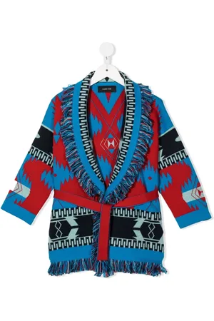 Alanui Icon-print fringed cardigan
