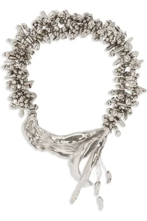 DRIES VAN NOTEN Floral-motif necklace