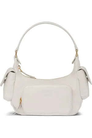Miu Miu Logo-embossed leather shoulder bag