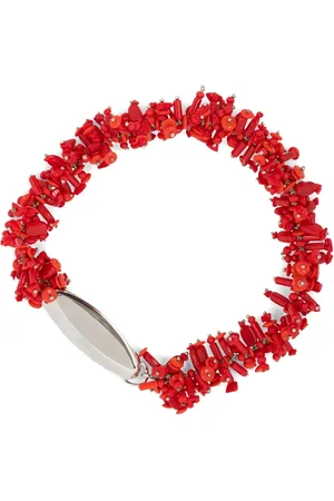 DRIES VAN NOTEN Bead-embellishment necklace