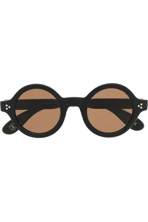 LESCA Saga round-frame sunglasses