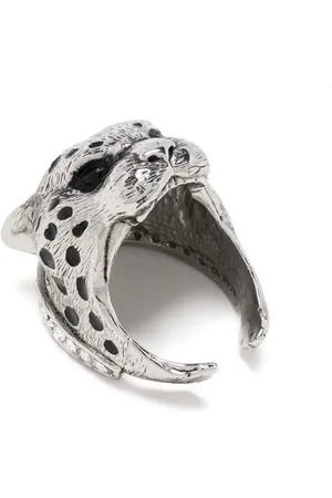 Roberto Cavalli Panther concave ring