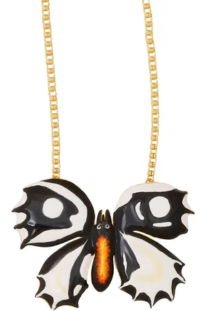 Kenneth Jay Lane Butterfly chain necklace