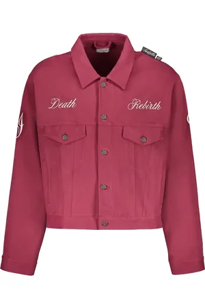 ISABELLA1985 Embroidered-design cotton jacket
