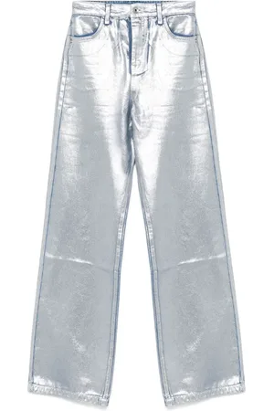 Patrizia Pepe Laminated jeans