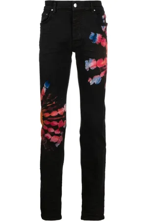 AMIRI Tie-dye print skinny jeans
