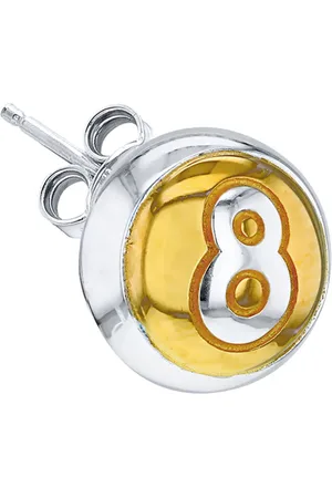 TRUE ROCKS Eight Ball earring