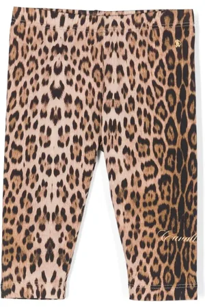 Roberto Cavalli Leopard print leggings