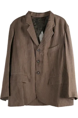 ZIGGY CHEN Striped single-breasted blazer