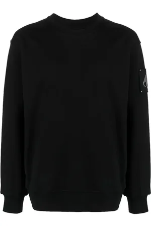 Moose Knuckles Brooklyn logo plaque cotton sweatshirt