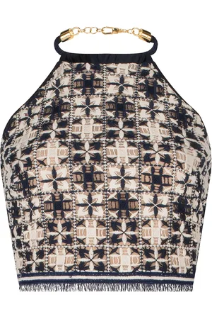Silvia Tcherassi Salma crochet organic-cotton top