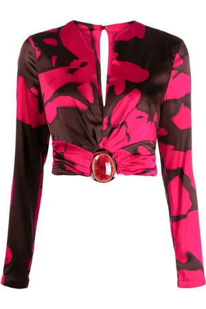 Silvia Tcherassi Edith abstract-pattern print top