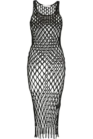 CHRISTOPHER ESBER Mesh-knitted tank dress
