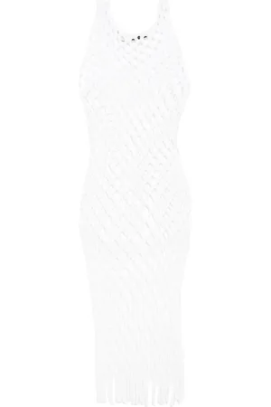 CHRISTOPHER ESBER Knitted mesh tank dress