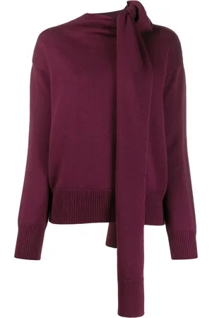 Nina Ricci Wrap neck jumper