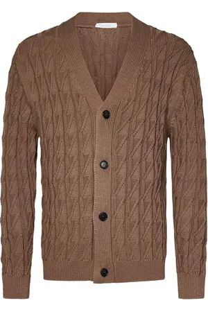 Cruciani Cable-knit cardigan