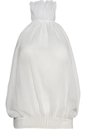 CHRISTOPHER ESBER Pintucked halterneck top
