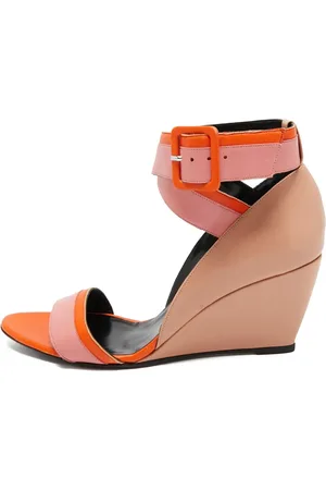 Pierre Hardy Pre-owned 75mm Alpha wedge-heel colour-block sandals