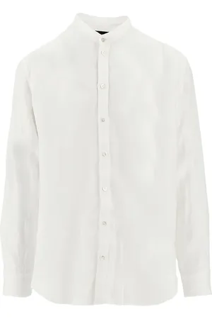 Emporio Armani Collarless long-sleeve shirt