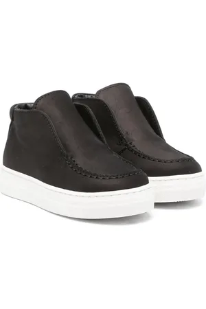 ANDREA MONTELPARE Leather slip-on sneakers