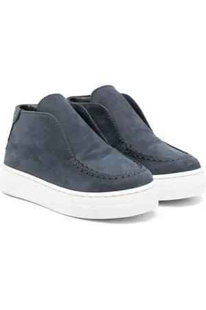 ANDREA MONTELPARE Leather slip-on sneakers