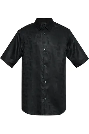 Emporio Armani Geometric-pattern short-sleeve shirt