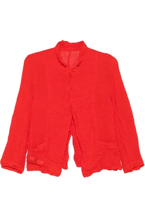 DANIELA GREGIS Textured button-front jacket