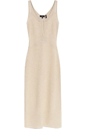 THEORY Crochet-knit midi dress