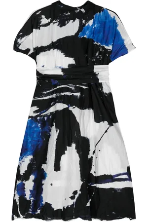 DANIELA GREGIS Abstract-print cotton dress