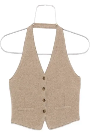 Guest In Residence Halterneck vest