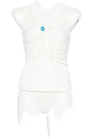 CHRISTOPHER ESBER Crystal-embellished tank top