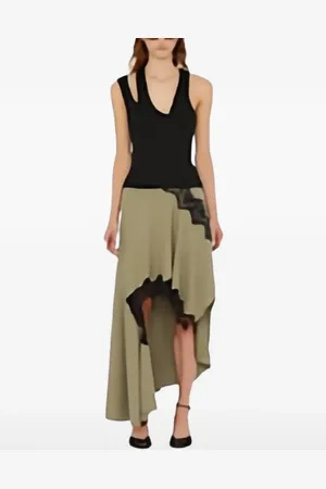CHRISTOPHER ESBER One-shoulder ribbed top