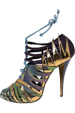 Pierre Hardy 120mm cut-out lace-up boots
