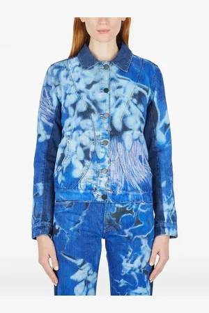 Paula Canovas Del Vas Graphic-motif denim jacket