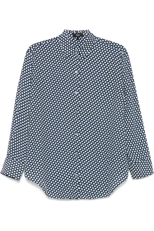 THEORY Geometric-pattern shirt