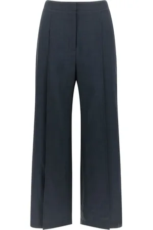 THEORY Pleated-front trousers