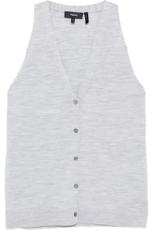 THEORY Wool knitted vest
