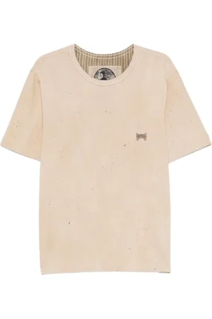 ZIGGY CHEN Speckled cotton t-shirt