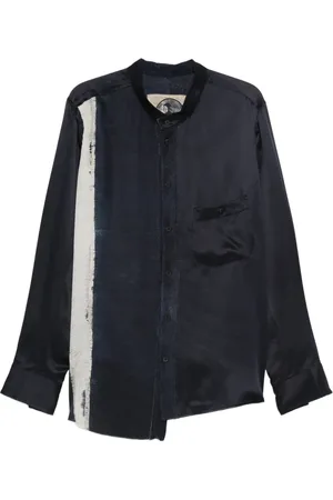 ZIGGY CHEN Asymmetric silk shirt