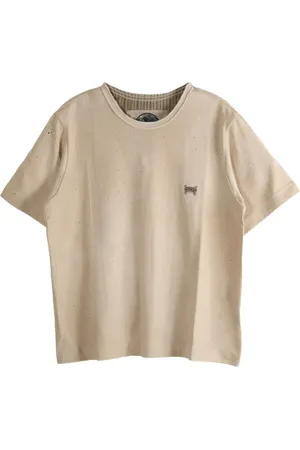 ZIGGY CHEN Speckled cotton T-shirt