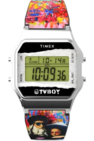 Timex X TVboy 80 LLB Case Resin Strap 34mm