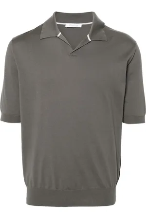 Cruciani Fine-ribbed polo shirt