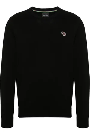 Paul Smith Zebra-motif organic cotton jumper