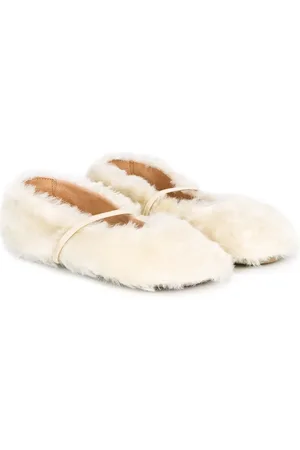 PèPè Fur detail slippers
