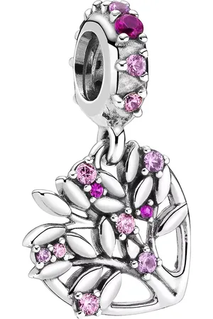 PANDORA Pendants & Charms - Rosafarbener Familienstammbaum Charm-Anhänger - - Pendants & Charms for ladies