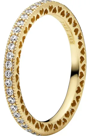 PANDORA Rings - Funkeln und Herzen Ring - - Rings for ladies