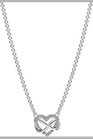 PANDORA Necklaces - Sparkling Infinity Heart Collier - - Necklaces for ladies