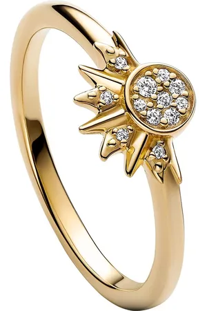 PANDORA Rings - Celestial Sparkling Sun Ring - - Rings for ladies