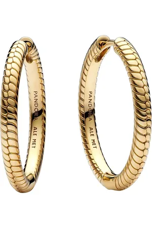 PANDORA Earrings - Moments Charm Hoop Earrings - - Earrings for ladies