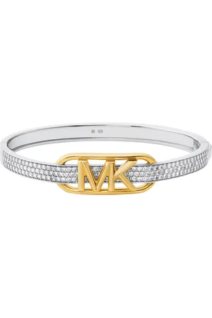 Michael Kors Bracelets - Sterling Silver Pavé Empire Link Bangle - - Bracelets for ladies